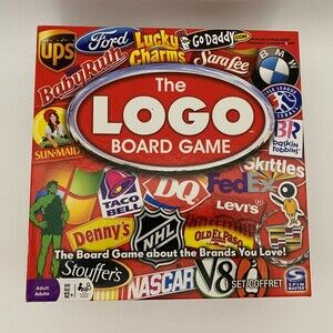 The Logo Board Game From Spin Master NIB